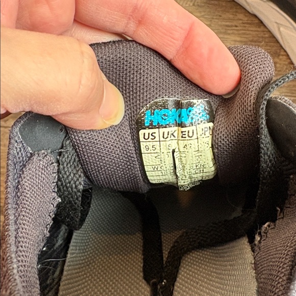 Hoka One One Clifton 5 Running Shoes Women 9.5 Gray Green Knit Athletic READ - Picture 11 of 11